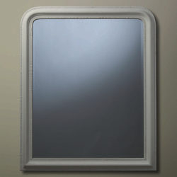 Brissi Hampshire Mirror, H120 x W100cm White